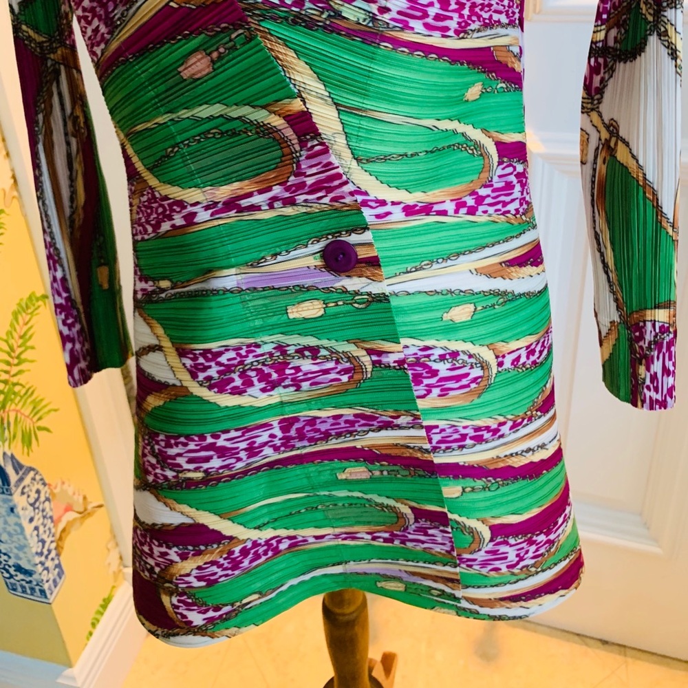 One size stretch folded fabric jacket custom made - Picture 4 of 5